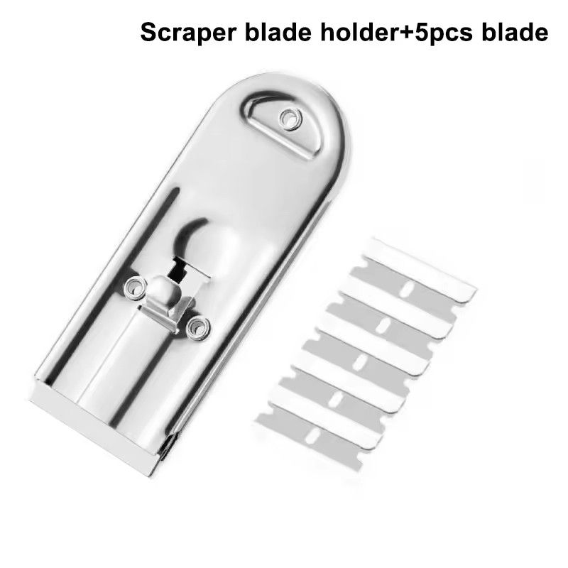 Stainless Steel Cleaning Scraper Removal Scraper Kitchen Ceramic Tile Decontamination Scraper Household Cleaning Seam Tools