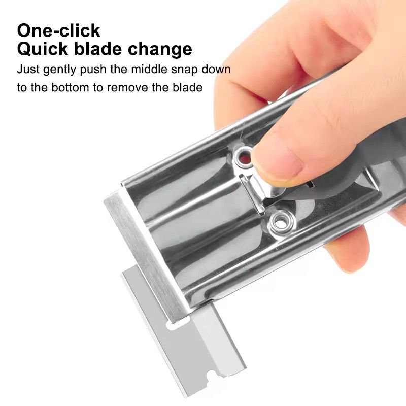 Stainless Steel Cleaning Scraper Removal Scraper Kitchen Ceramic Tile Decontamination Scraper Household Cleaning Seam Tools