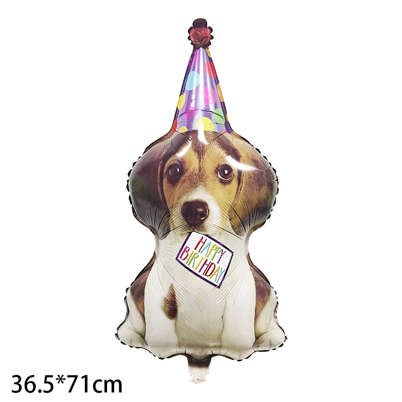 1PC    Corgi Husky Helium Balloons Pet Dog Paw Bone Cartoon Animal Ballon Birthday Party Decoration Baby Shower Globos Kids Toys