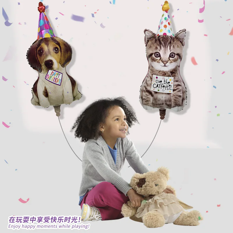 1PC    Corgi Husky Helium Balloons Pet Dog Paw Bone Cartoon Animal Ballon Birthday Party Decoration Baby Shower Globos Kids Toys