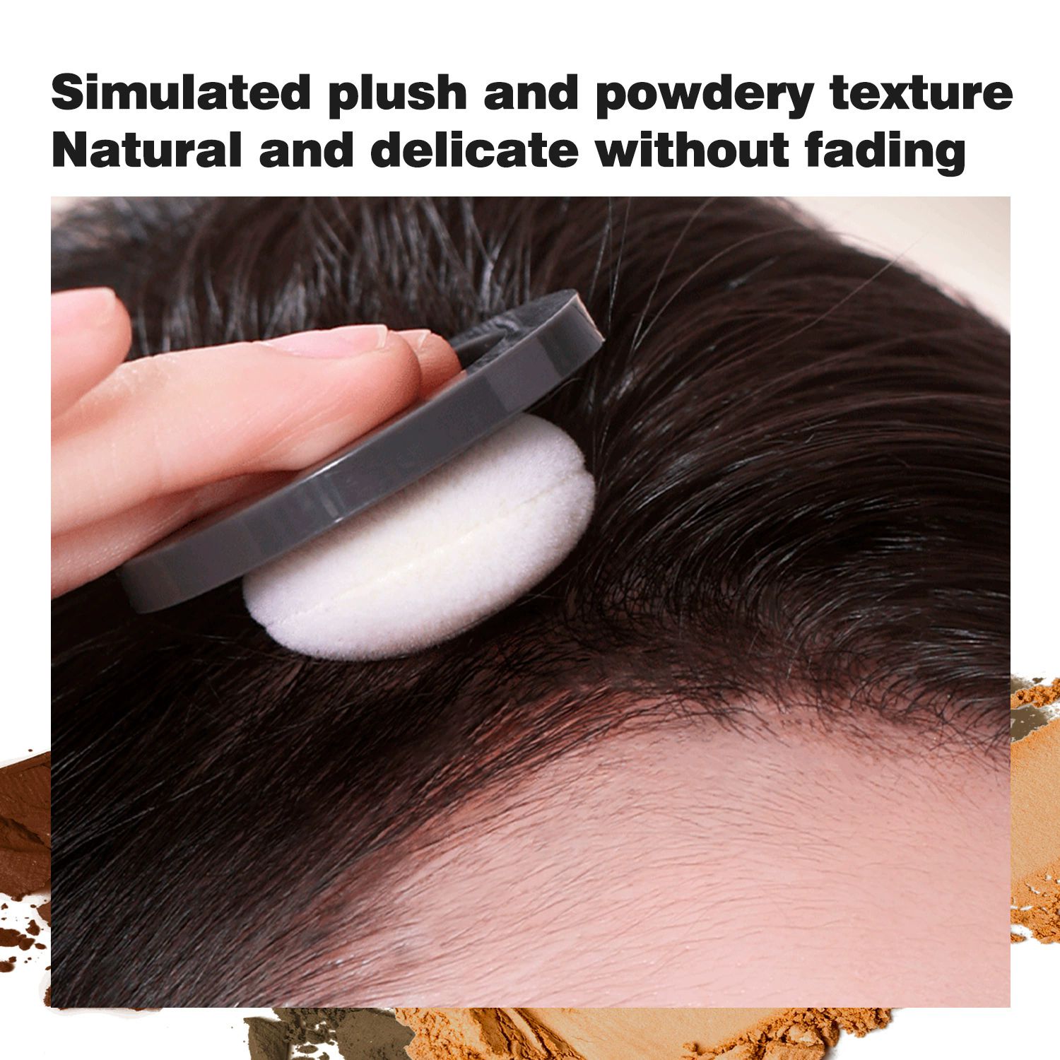 1PC   Hair hairline contouring, shadow powder modification, filling, forehead hairline powder replacement, divine beauty tool