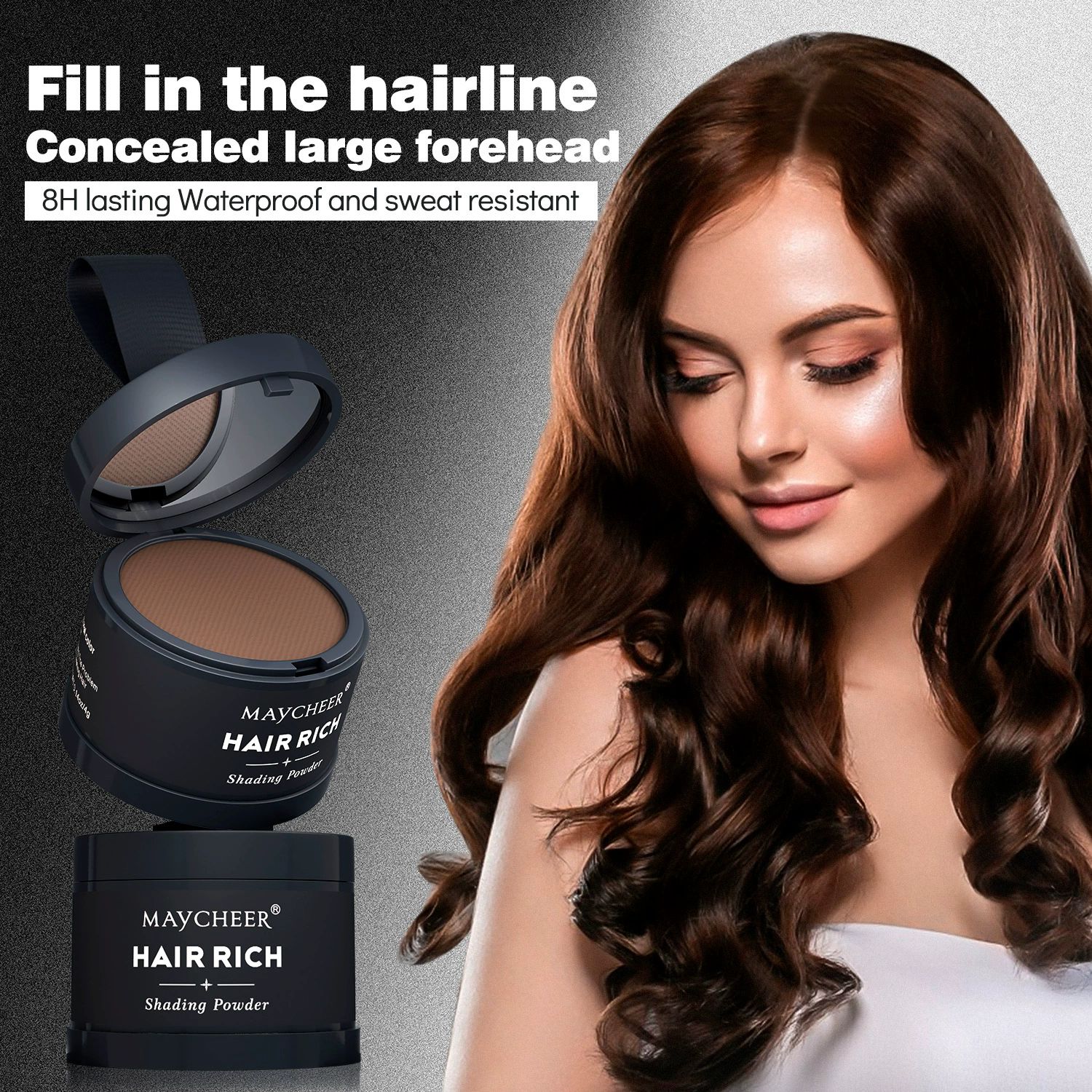 1PC   Hair hairline contouring, shadow powder modification, filling, forehead hairline powder replacement, divine beauty tool