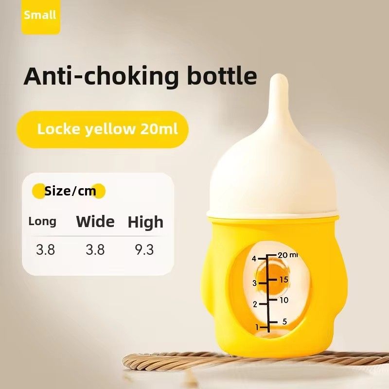 New pet milk bottle cat dog bionic anti-choking newborn puppy cat silicone bottle drinking milk see scale