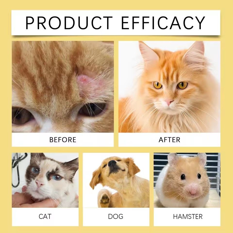 Pet Skin Care DropletsGentle Formula Soothing Discomfort Relief Vet Recommended for Dogs Cats All Breeds Daily Use