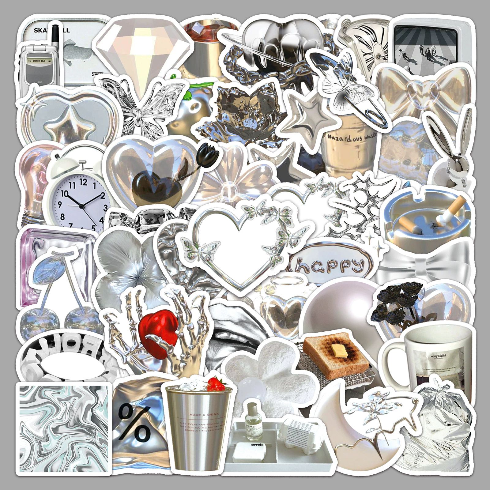 50PCS Cartoon Forest Witch Waterproof Graffiti Stickers for Helmet Bicycle Hand Account Pencil Case Decals LanLanStickersWorld