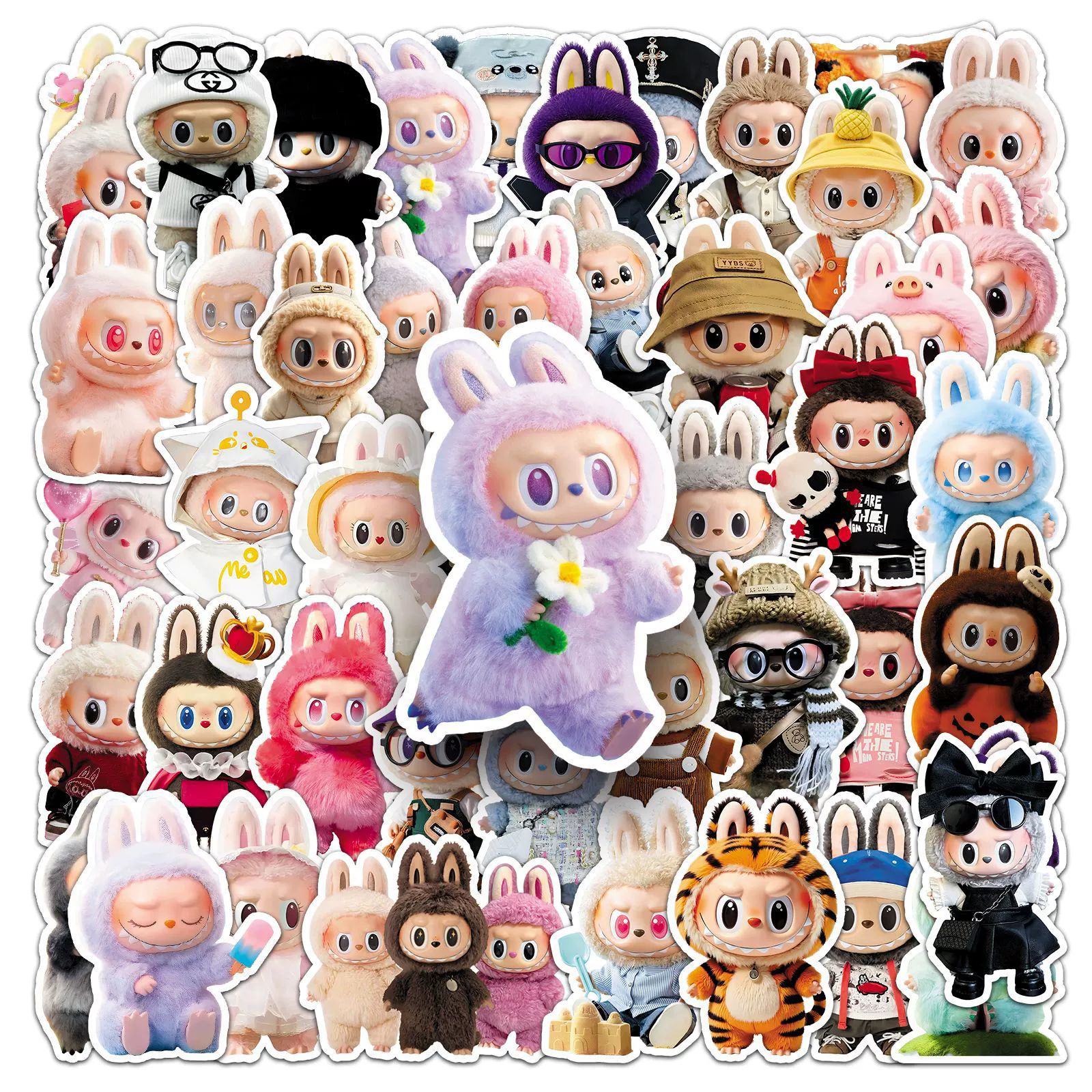 50PCS Cartoon Forest Witch Waterproof Graffiti Stickers for Helmet Bicycle Hand Account Pencil Case Decals LanLanStickersWorld