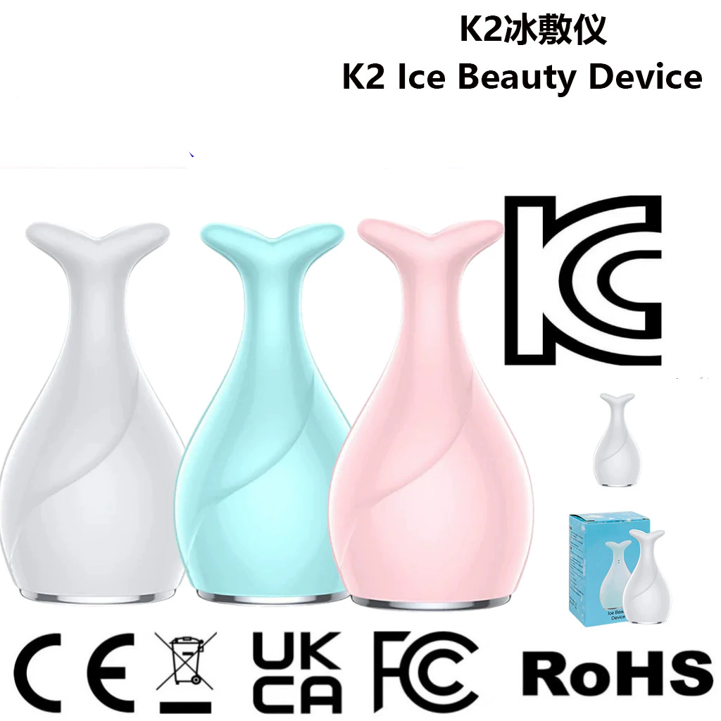 Ice Compress Roller Reusable Improve Elasticity Reduce Pain Cold Handheld Facial Massager White Puffiness Relief Skin Firming