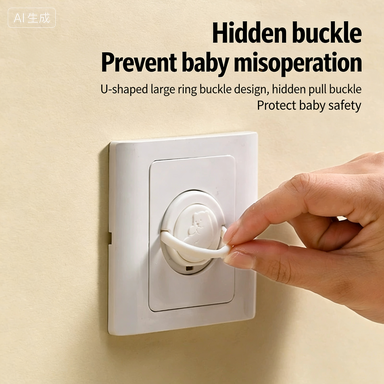 10PCS  Baby Safety Socket Covers Electrical Outlet Protectors Cover Anti-electric Shock Socket Cover Child Safe Protection