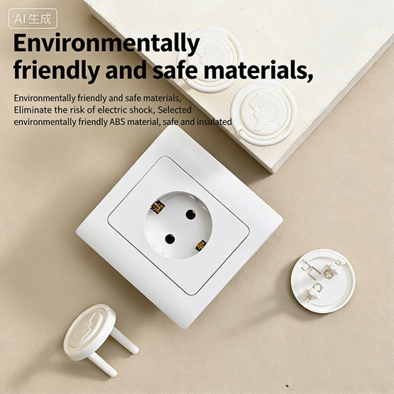 10PCS  Baby Safety Socket Covers Electrical Outlet Protectors Cover Anti-electric Shock Socket Cover Child Safe Protection