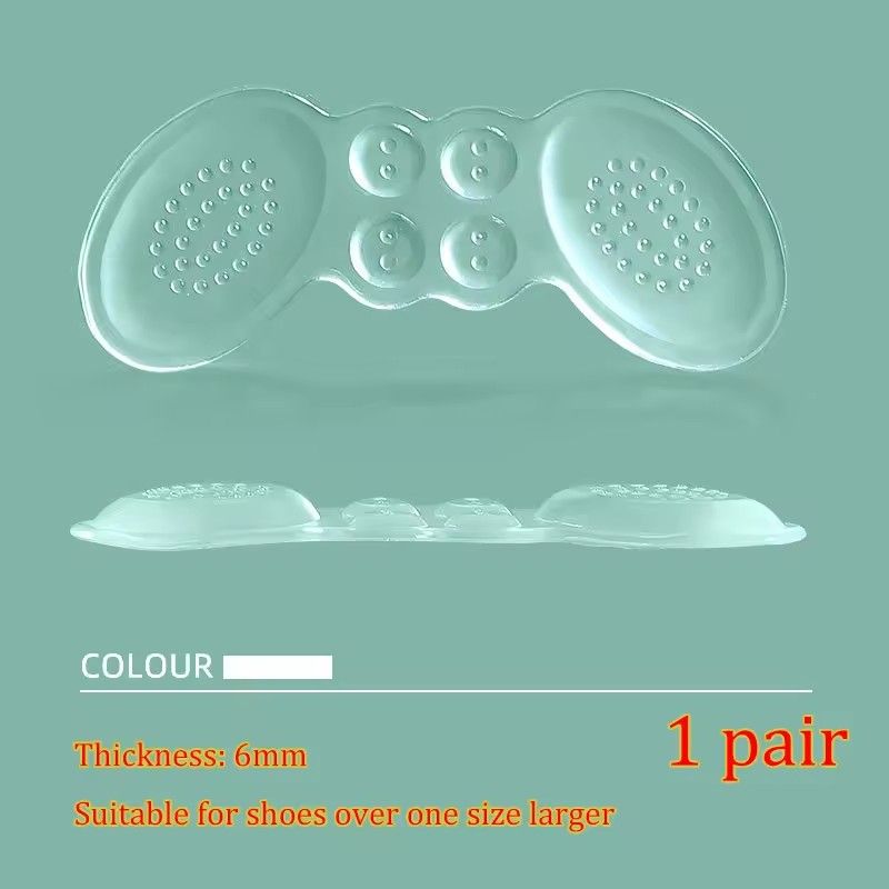 2PCS Silicone Heel pad Heel Sticker Heels Protector Adjust Size Adhesive Non-slip Shoe Pads Pain Relief Foot Care Inserts