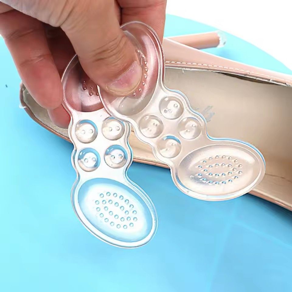 2PCS Silicone Heel pad Heel Sticker Heels Protector Adjust Size Adhesive Non-slip Shoe Pads Pain Relief Foot Care Inserts