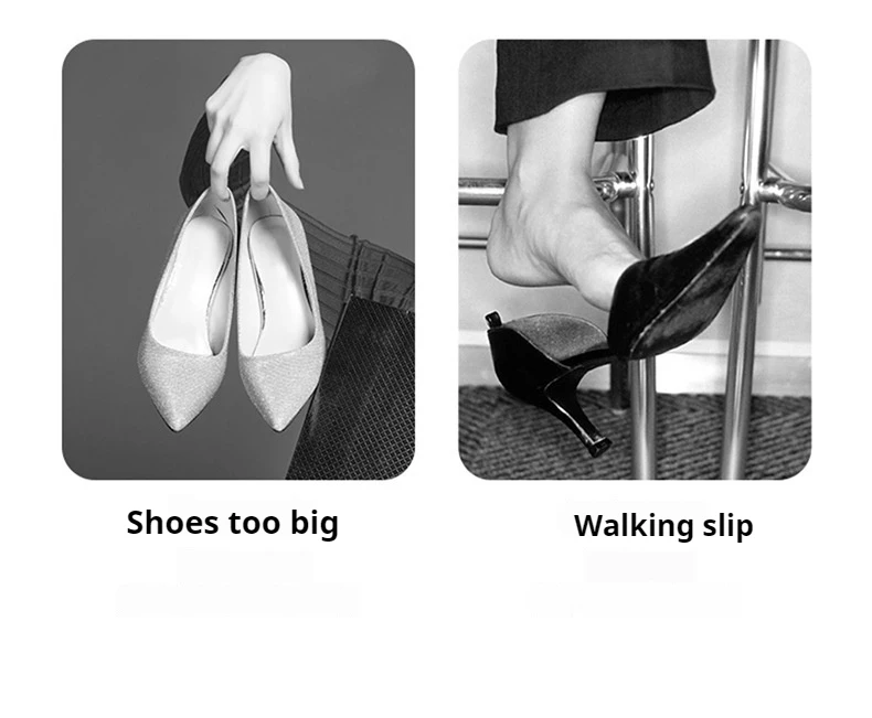 2PCS Silicone Heel pad Heel Sticker Heels Protector Adjust Size Adhesive Non-slip Shoe Pads Pain Relief Foot Care Inserts