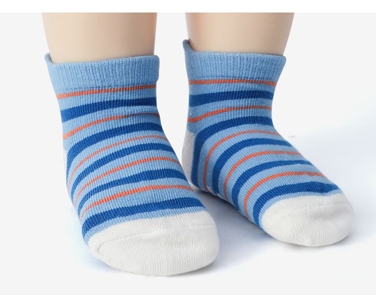 Children's cartoon anti slip adhesive socks, anti slip breathable children's socks