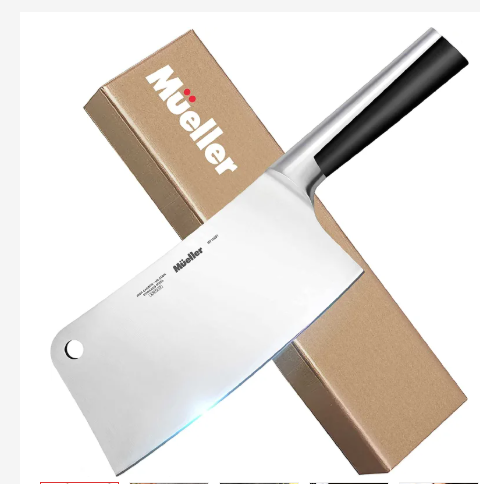 Stainless Steel Butcher Knife Seamless Meat Cleaver