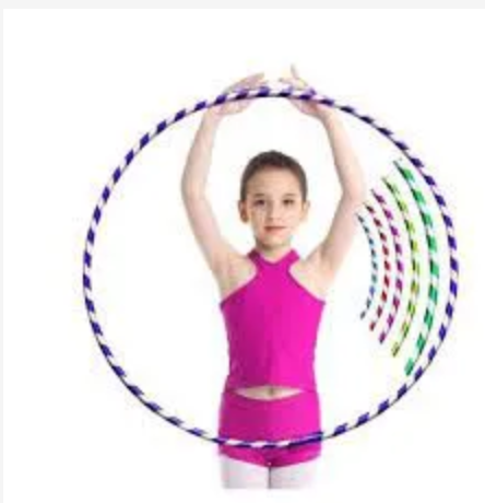 75cm Weighted Exercise Hoop for Kids Adults Fitness Hula Circles Plastic Exercise Hula Rings for Sports, Pilates, Exercise, Playing, Weight Loss Accessories