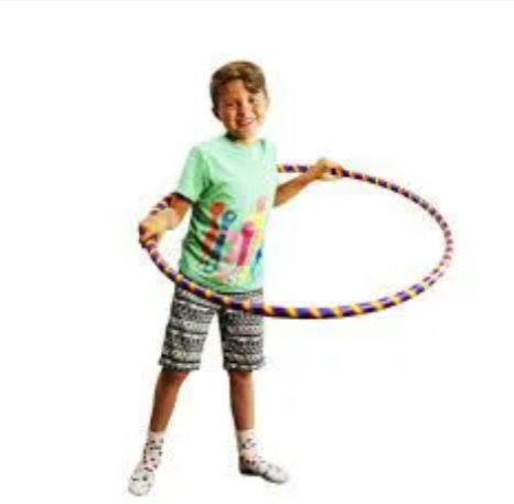 75cm Weighted Exercise Hoop for Kids Adults Fitness Hula Circles Plastic Exercise Hula Rings for Sports, Pilates, Exercise, Playing, Weight Loss Accessories