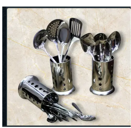 OFFER Stainless Steel Cutlery Spoon Holder Drainer Organizer