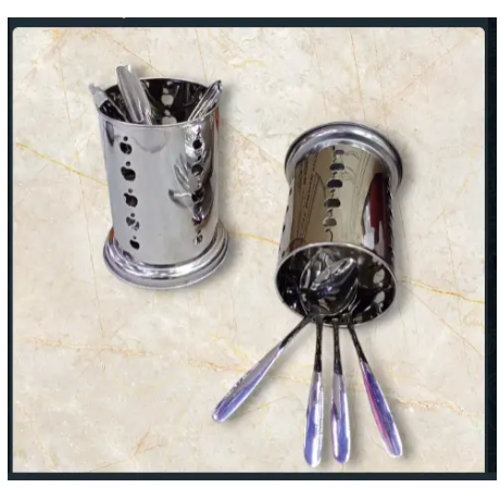 OFFER Stainless Steel Cutlery Spoon Holder Drainer Organizer