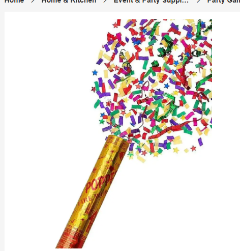 NEW ARRIVAL PARTY  Popper Handheld Confetti Banquets/ Wedding /Birthdays party/baby showers/bridal showers/Graduations