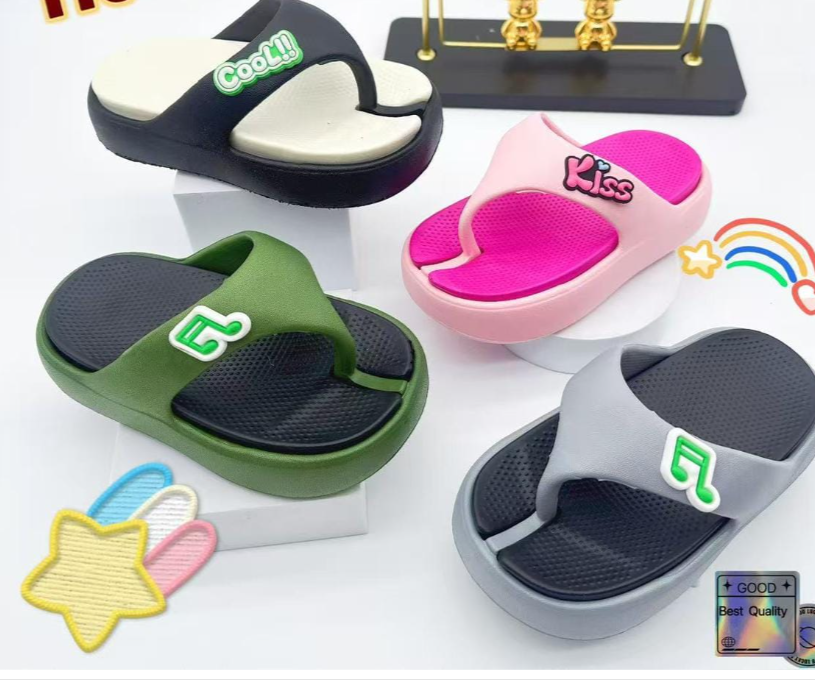 NEW ARRIVAL Cute Kids Home Slippers – Soft Anti-Slip Slides for Children/Soft / Comfortable for little delicate feets/Non-Slip elegant slippers(25-30)