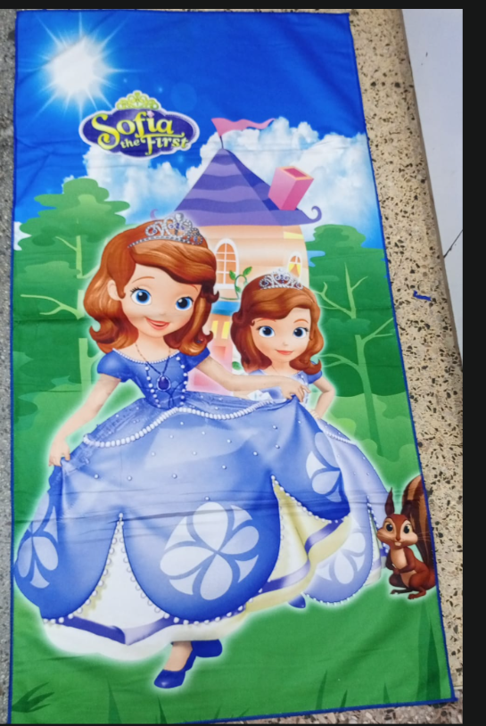 Premium Kids Character Beach & Bath Towels - Ultra Soft Microfiber Swimming Wrap - Assorted Cartoon Editions (Stitch, Frozen, Marvel ,Kitty ,Spiderman,Batman,Sofia,Sonic,cars,unicorn etc