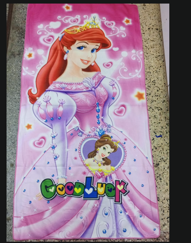 Premium Kids Character Beach & Bath Towels - Ultra Soft Microfiber Swimming Wrap - Assorted Cartoon Editions (Stitch, Frozen, Marvel ,Kitty ,Spiderman,Batman,Sofia,Sonic,cars,unicorn etc