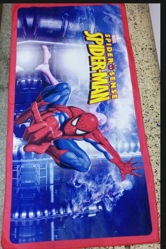 Premium Kids Character Beach & Bath Towels - Ultra Soft Microfiber Swimming Wrap - Assorted Cartoon Editions (Stitch, Frozen, Marvel ,Kitty ,Spiderman,Batman,Sofia,Sonic,cars,unicorn etc