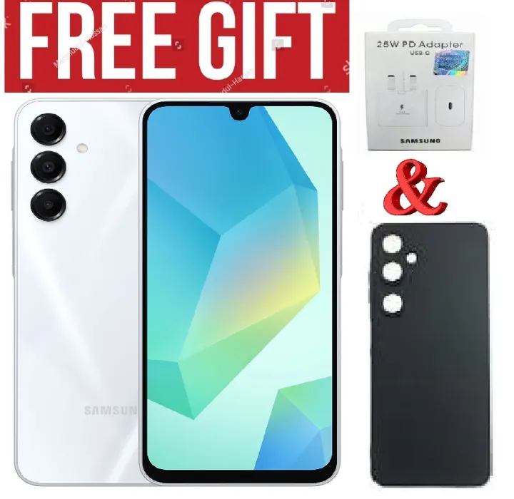 LIMITED DISCOUNT !!!! BRAND NEW Samsung Galaxy A16, 6.7", 8GB RAM + 256GB (Dual SIM), 5000mAh,COMES WITH FREE GIFTS (C TO C HEADER  + SILICONE COVER  ) FOR YOU