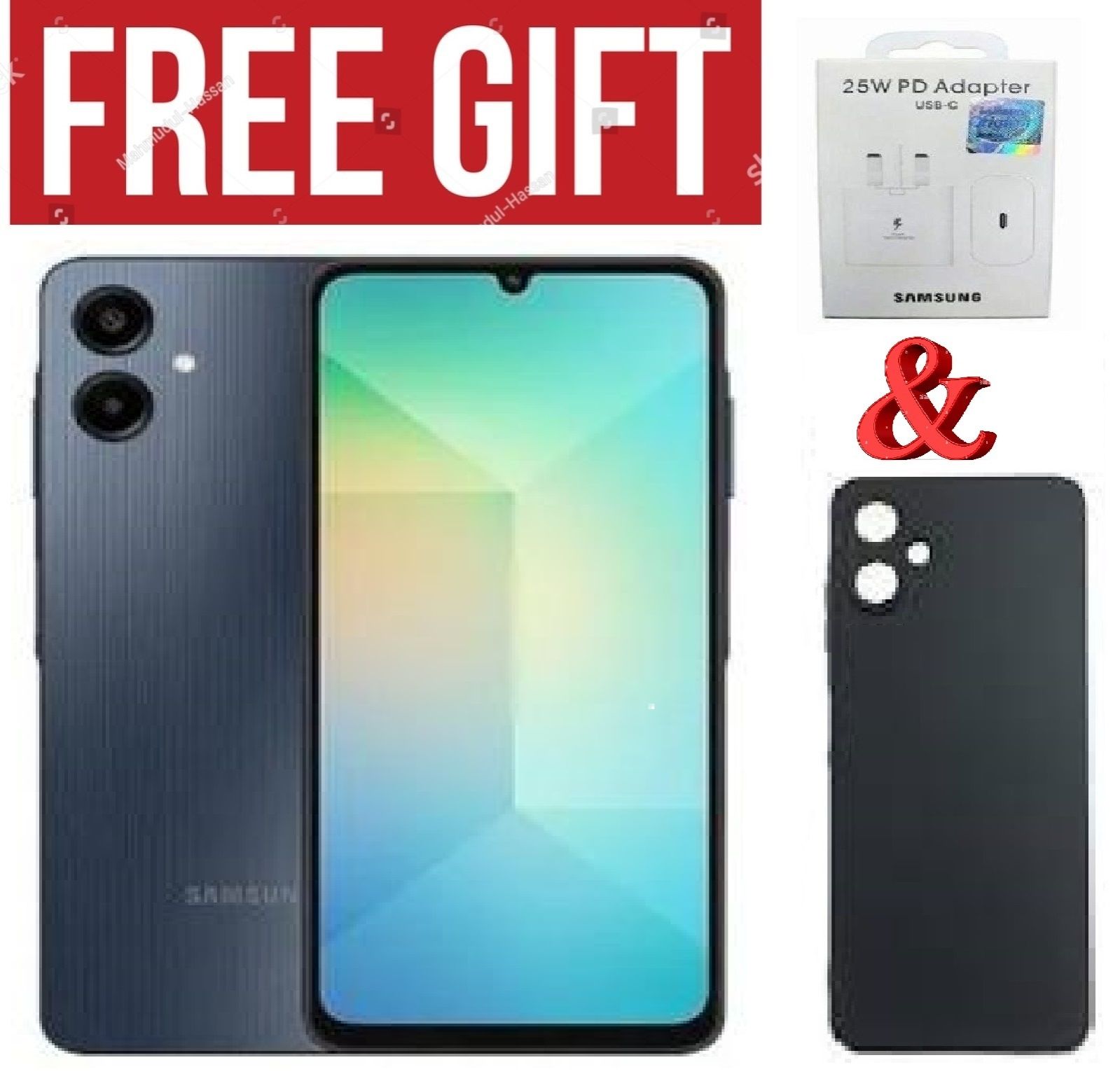 LIMITED DISCOUNT!!!BRAND NEW Samsung Galaxy A06 6.7 DISPLAY 4GB RAM +128GB ROM 5000MAH DUAL  Comes with  free c to c adapter and a free cover