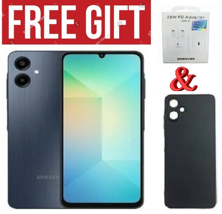 LIMITED DISCOUNT!!!BRAND NEW Samsung Galaxy A06 6.7 DISPLAY 4GB RAM +128GB ROM 5000MAH DUAL  Comes with  free c to c adapter and a free cover