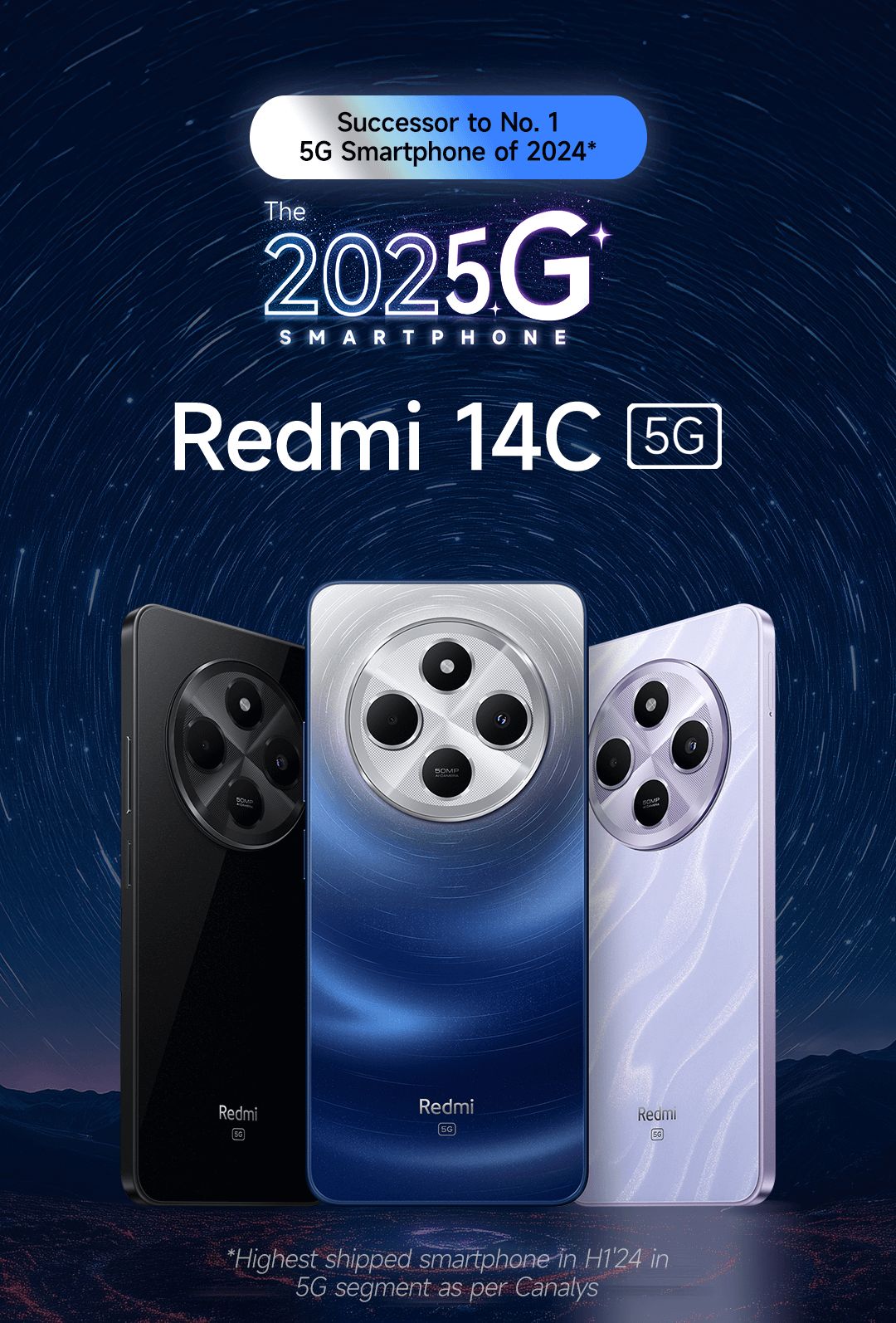 LIMITED DISCOUNT!!!BRAND NEW Xiaomi Redmi 14C 6.74" 4GB RAM + 128GB Storage 4G Network COMES WITH FREE GIFTS ( AIRPODS + SMART WATCH +POWERBANK ) FOR YOU