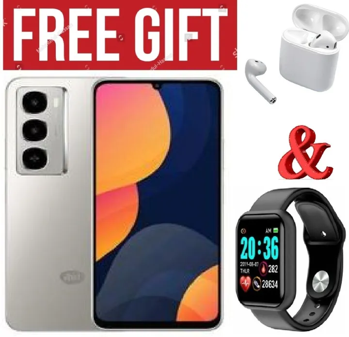 LIMITED DISCOUNT!!!BRAND NEW SMART PHONE !!Itel City 100 4G,13 MP"18GB RAM+128GB ROM"5200 mAH COMES WITH FREE GIFTS ( AIRPODS + SMART WATCH) FOR YOU