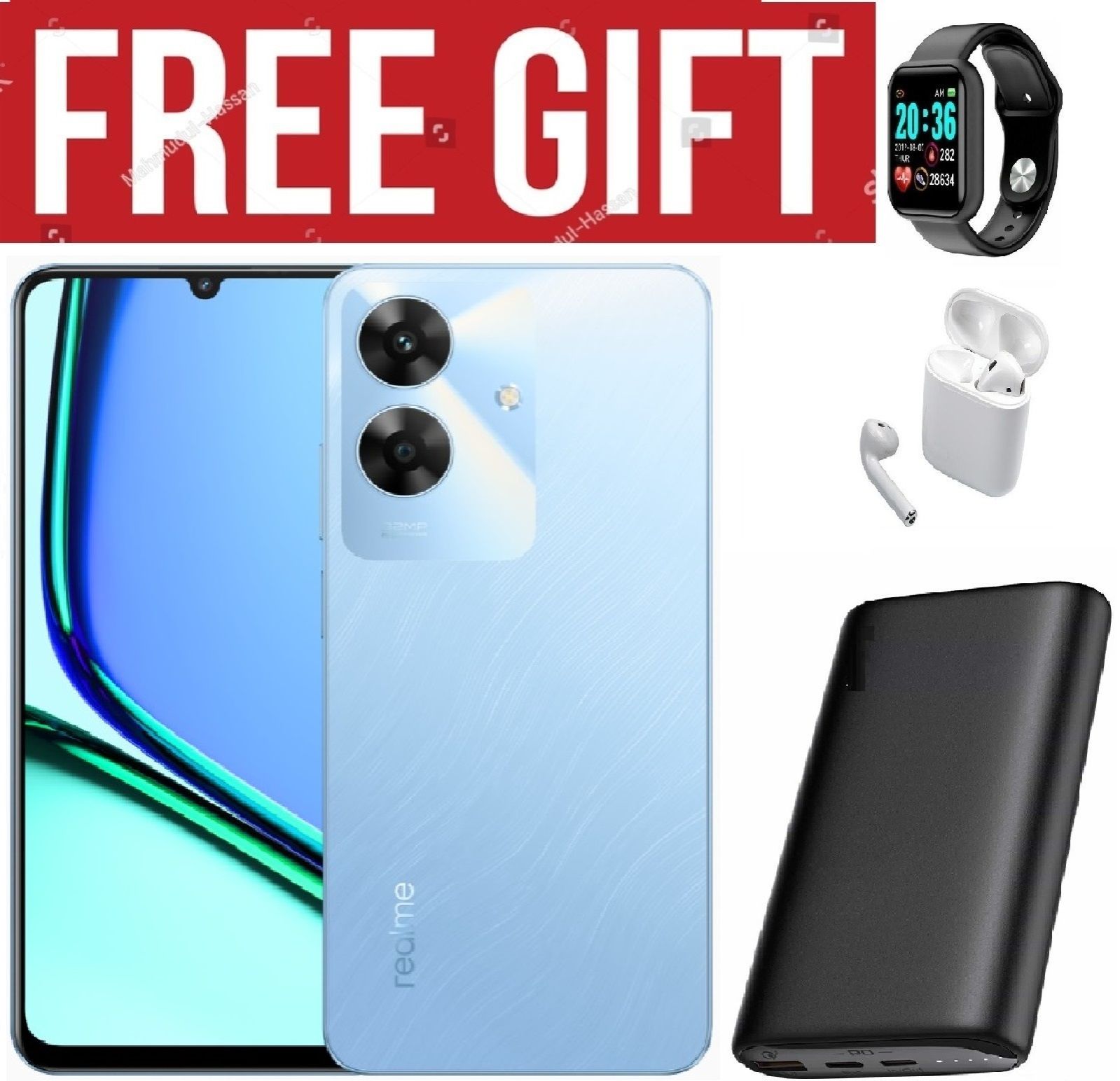LIMIITED DISCOUNT !!! BRAND NEW Brand New realme Note 60 6.74" 90Hz 64GB ROM + 3GB RAM Unisoc Tiger T612 Type-C 3-Card Slot Side Fingerprint