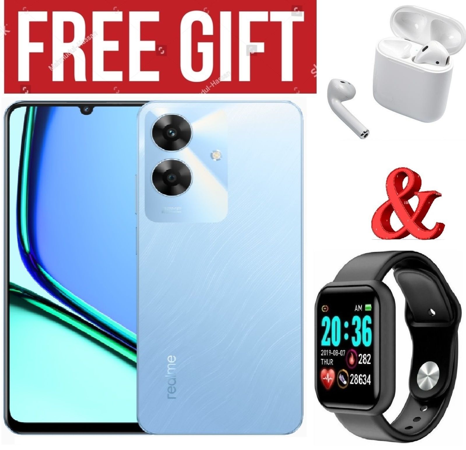 LIMITED DISCOUNT!!!BRAND NEW Brand New realme Note 60 6.74" 90Hz 64GB ROM + 3GB RAM Unisoc Tiger T612 Type-C 3-Card Slot Side Fingerprint smartphone