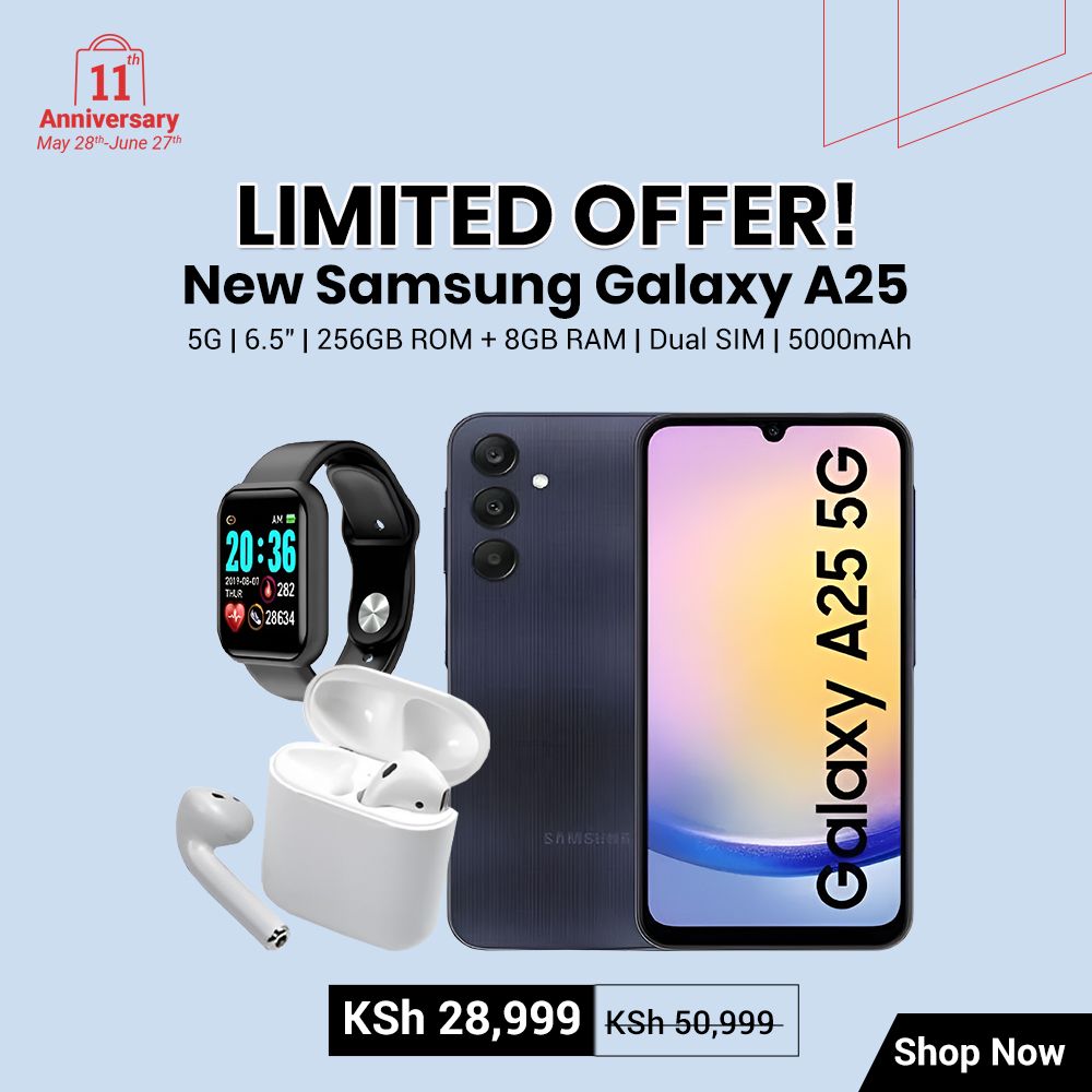 LIMITED OFFER !!BRAND NEW Samsung Galaxy A25 5G, 6.5", 256GB ROM + 8GB RAM (Dual SIM), 5000mAh
