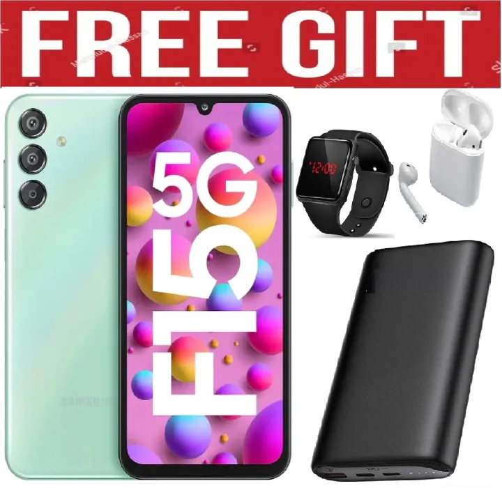 LIMITED DISCOUNT!! Brand New Samsung Galaxy F15 5G,6GBRAM: 128 GBInternal Memory Display: 6"  6000MAH Super AMOLED Main Camera:50MP+5MP+2MP  Smartphones + GIFTS