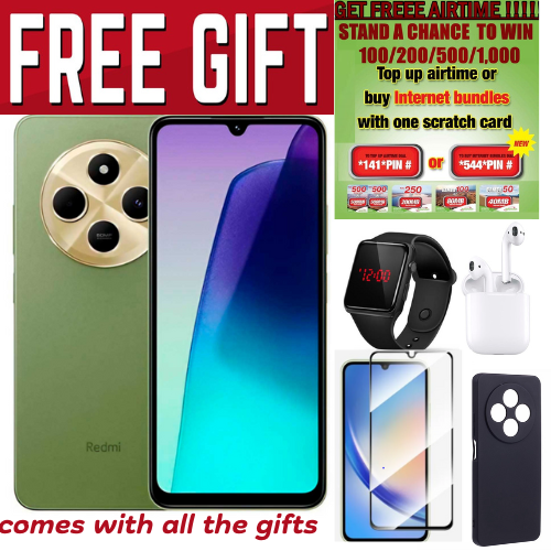 LIMITED DISCOUNT!!!BRAND NEW Xiaomi Redmi 14C 6.74" 8GB RAM + 256GB Storage 4G Network COMES WITH FREE GIFTS FOR YOU