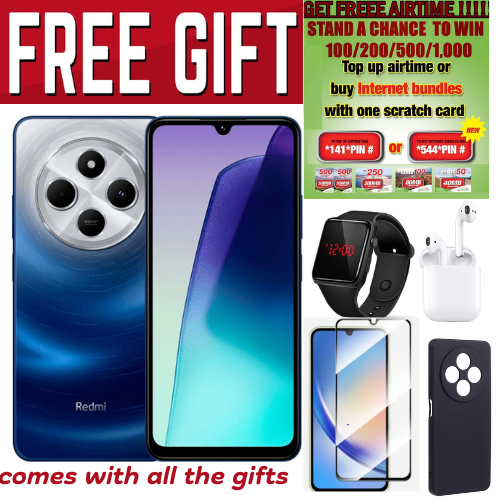 LIMITED DISCOUNT!!!BRAND NEW Xiaomi Redmi 14C 6.74" 8GB RAM + 256GB Storage 4G Network COMES WITH FREE GIFTS FOR YOU