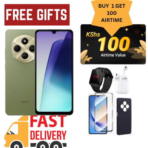 Win Free Airtime ! Brand New Xiaomi Redmi 14C 128GB Storage 4GB RAM  6.88" 120Hz Refresh Rate Dual Sim 50MP AI Dual Camera 5160mAh Smart Phones COMES WITH FREE GIFTS Limited Discount