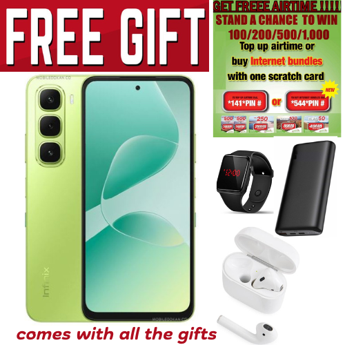 LIMITED DISCOUNT !!!!! !!!IBRAND NEW nfinix Hot 60i 4G"6.7-inch,12 GB(6+6)RAM+128GB ROM' Battery: 5160mAh SMARTPHONES PLUS FREE GIFTS