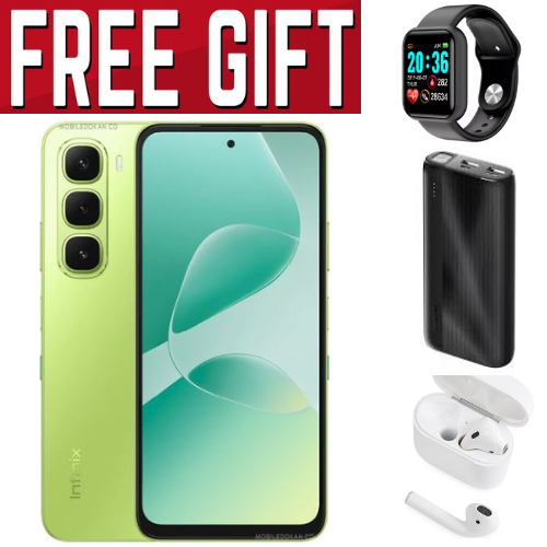 New arrivals] Infinix Hot 60i 256GB+16(8+8)GB 6.7" 120Hz Screen 4G Phone Dual SIM 5160mAh Battery 45W Charging 50MP Camera PLUS FREE GIFTS