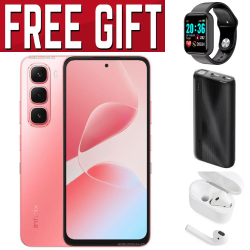 New arrivals] Infinix Hot 60i 256GB+16(8+8)GB 6.7" 120Hz Screen 4G Phone Dual SIM 5160mAh Battery 45W Charging 50MP Camera PLUS FREE GIFTS