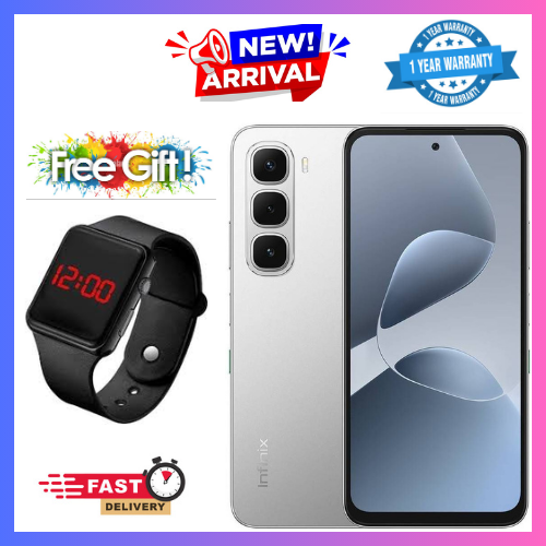 [New arrivals] Infinix Hot 60i 128GB+12(6+6)GB 6.7" 120Hz Screen 4G Phone Dual SIM 5160mAh Battery 45W Charging 50MP Camera Fingerprint Lock Android 15 G81 Ultimate Smart AI Phones