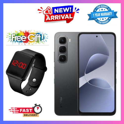 [New arrivals] Infinix Hot 60i 128GB+12(6+6)GB 6.7" 120Hz Screen 4G Phone Dual SIM 5160mAh Battery 45W Charging 50MP Camera Fingerprint Lock Android 15 G81 Ultimate Smart AI Phones