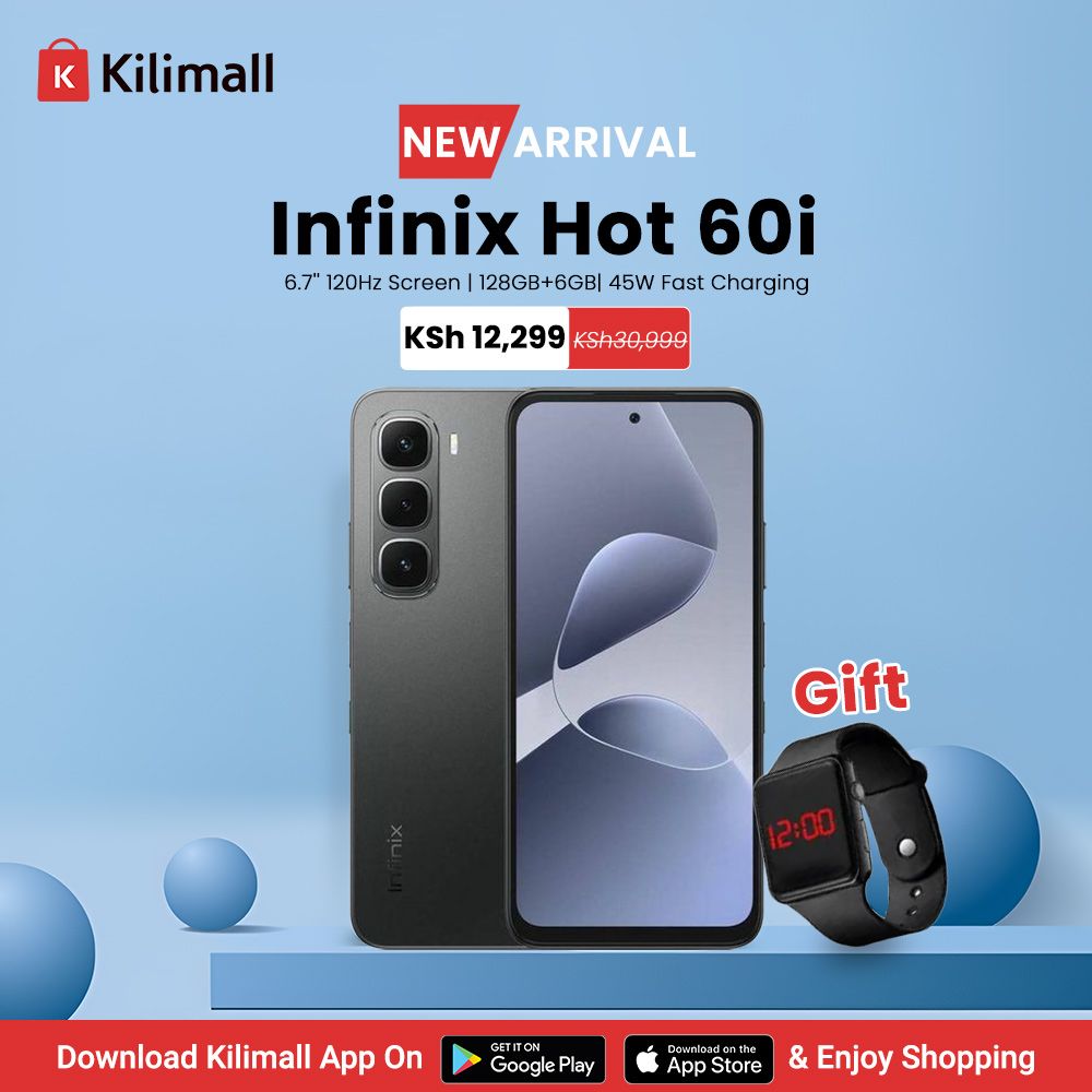 [New arrivals] Infinix Hot 60i 128GB+12(6+6)GB 6.7" 120Hz Screen 4G Phone Dual SIM 5160mAh Battery 45W Charging 50MP Camera Fingerprint Lock Android 15 G81 Ultimate Smart AI Phones
