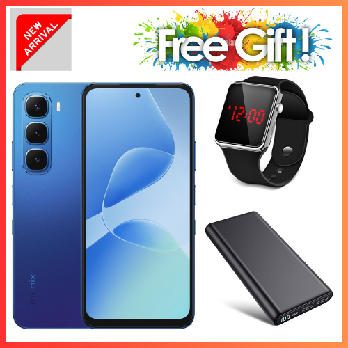 [[New arrivals] Infinix Hot 60i 256GB+16(8+8)GB 6.7" 120Hz Screen 4G Phone Dual SIM 5160mAh Battery 45W Charging 50MP Camera Fingerprint Lock Android 15 G81 Ultimate Smart AI Phones..