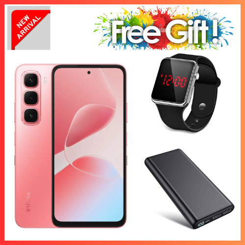 [[New arrivals] Infinix Hot 60i 256GB+16(8+8)GB 6.7" 120Hz Screen 4G Phone Dual SIM 5160mAh Battery 45W Charging 50MP Camera Fingerprint Lock Android 15 G81 Ultimate Smart AI Phones..