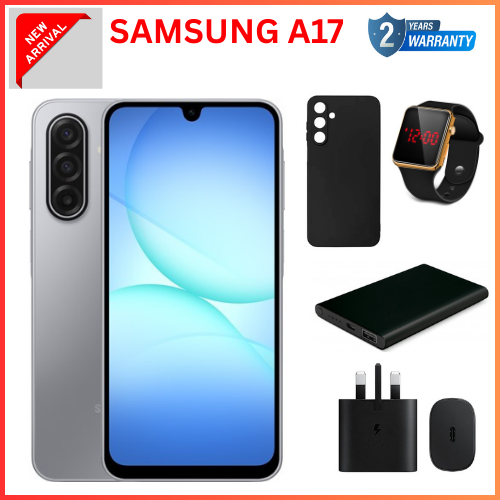 SUPER SALE DEALS🔥🔥 Samsung Galaxy A17  6.7'' 128 GB ROM + 6 GB RAM 5000 mAh 50 MP+ 13 MP camera Android 15 Exynos 1330 (5 nm) Octa-core Super AMOLED  (side-mounted) Fingerprint