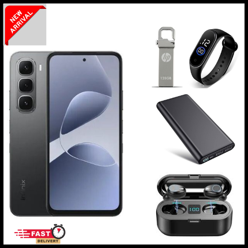 [New arrivals] Infinix Hot 60i128GB/256+12(6+6)/16+(8+8) 6.7" 120Hz Screen 4G Phone Dual SIM 5160mAh Battery 45W Charging 50MP Camera Fingerprint Lock Android 15 G81 Ultimate Smart AI Phones