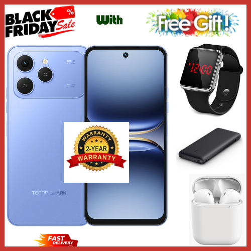 NEW ARRIVALS DEALS🔥🔥 !!!!!BRAND NEW Tecno Spark 40, 6.67'' HD+, UP To 128GB ROM+ 4GB RAM +(4GB RAM Extended) (Dual Sim) 50MP, 5200 MAh  smartphone WITH FREE GIFTS